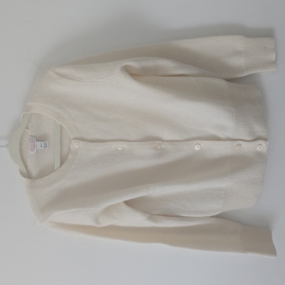 J.crew Crewcuts Girls 100% Cashmere Cardigan Sweater 6/7 - Picture 2 of 9